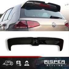 OETTINGER STYLE REAR SPOILER GLOSS BLACK FOR VW GOLF MK7 7.5 TSI TDI 2012-2017