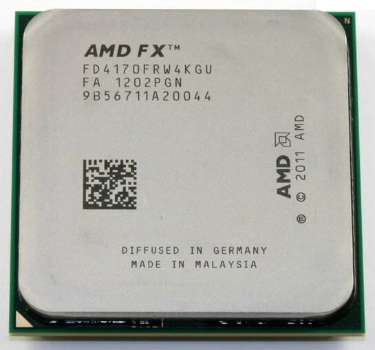 AMD FX-4170 Quad Core Processor 4.2 - 4.3 GHz, 4 MB Cache, Socket AM3+, 125W CPU - Image 4 of 4