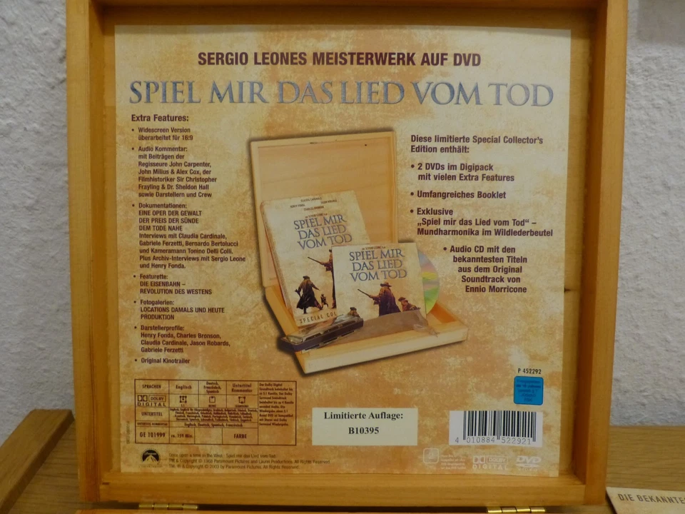 spiel mir das lied vom tod holzbox Special collector's edition neu - Bild 4 von 4