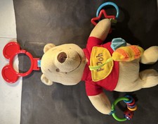 Disney Baby Winnie the Pooh Activity Hanging Stuffed Animal Toy Rattle Plush