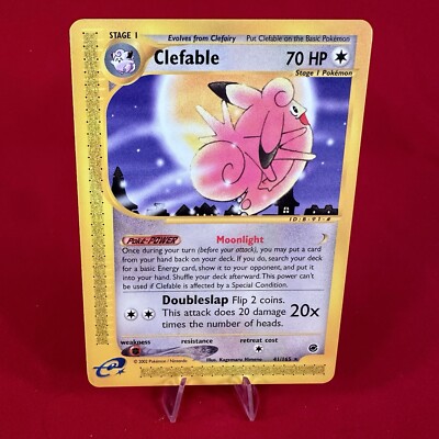 Pokémon Clefable Non-Holo Expedition 41/165 70HP 2002 Rare | eBay
