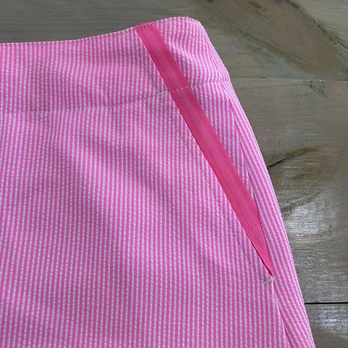 Gonna da golf donna Lady Hagen taglia 8 rosa brillante a righe - Foto 2 di 6