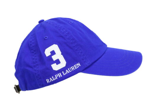Polo Ralph Lauren Big Pony verstellbare Baseballkappe Mütze - blau mit weißem Pony - Bild 2 von 4