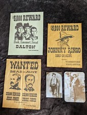Bad Boys Of Wild West Gift Set Billy the Kid Pancho Villa Johnny Ringo Jesse Jam
