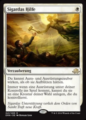 TOP  Sigardas Hilfe / Sigarda's Aid  - ELDRITCH MOON -  deutsch  (nm +)  Rare
