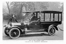 pt5355 - Rusholme Fingland & Co Funeral Car , Lancashire - photo 6x4