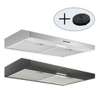 30in Under Cabinet Range Hood Silver/Black Painted 230CFM Vent Duct/Ductless New