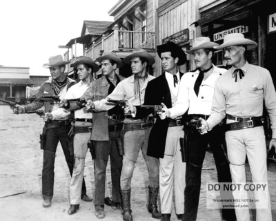 WARNER BROS. TV WESTERN STARS ON ABC ''MAVERICK'' ''LAWMAN'' 8x10 Photo Wall Decor