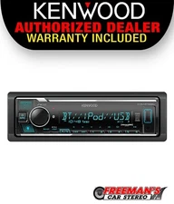 Kenwood KMM-BT332U 1-DIN Multimedia Car Stereo Receiver