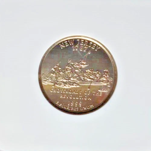 1999 D New Jersey State Quarter Mint State 68 Graded by NGC MS68 - Image 2 of 4