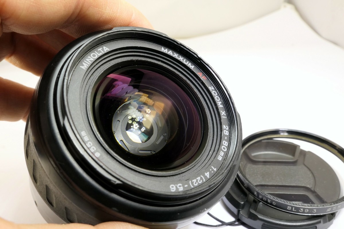 Konica Minolta AF XI 28-80mm f4-5.6 Xi Lens w/ aperture stuck