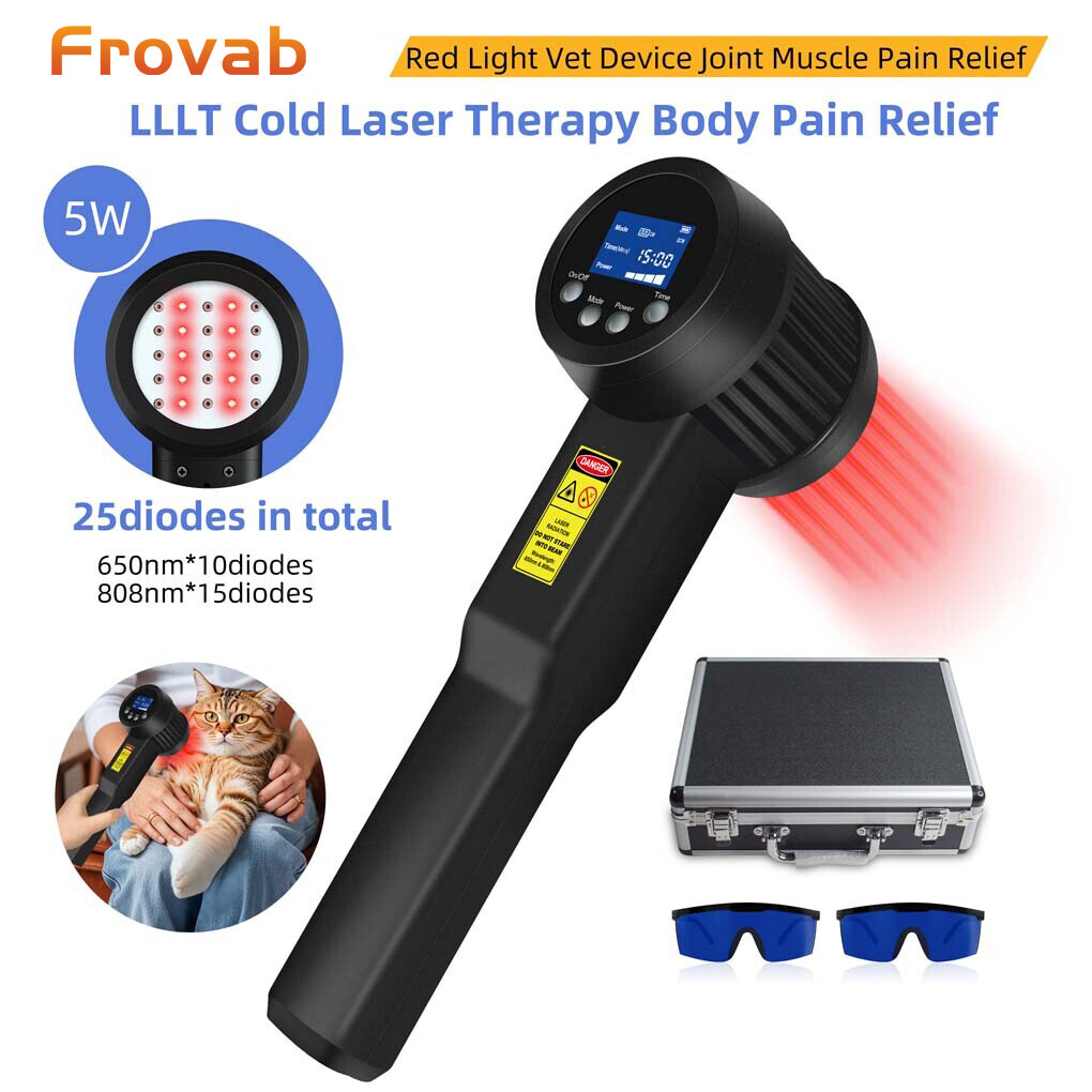 Medical Grade Cold Laser Therapy LLLT Device 25Diodes NIR Light For Pain Relief