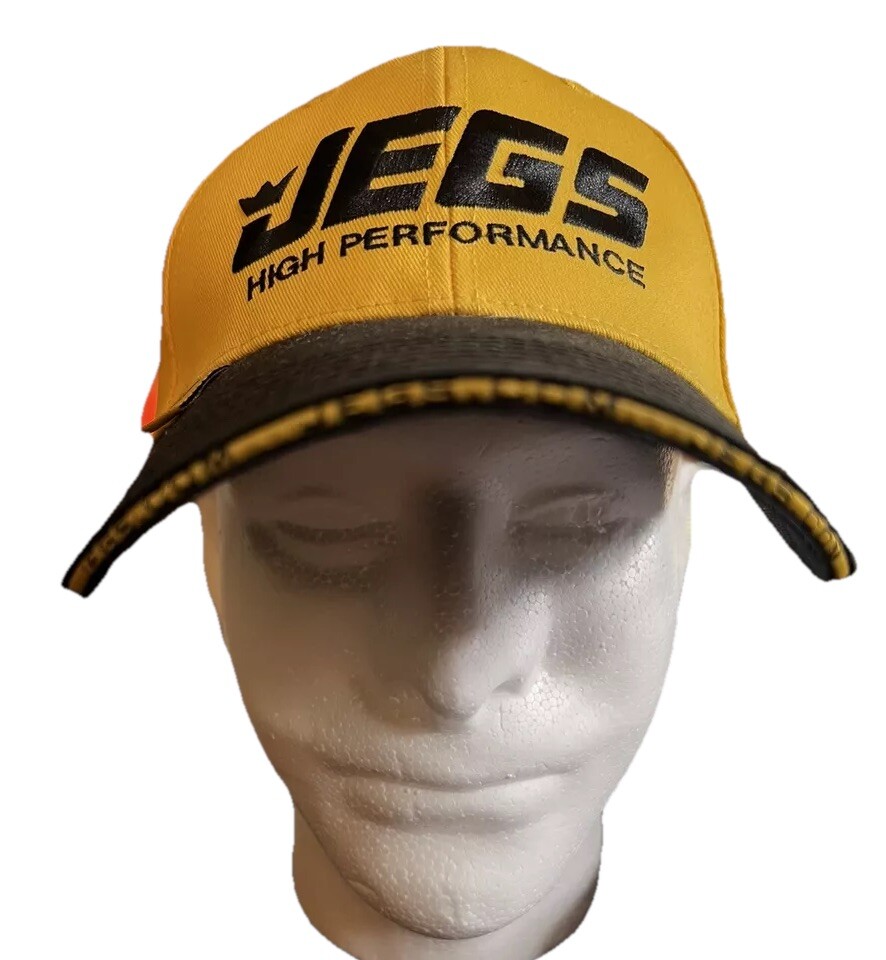 Jegs High Performance Hat Adjustable  Cap Yellow … - image 1