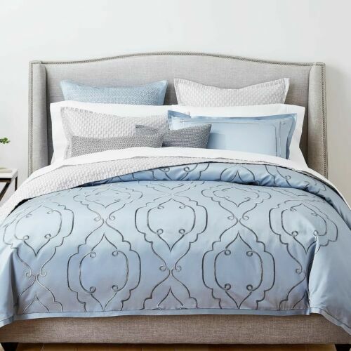 Couette Hudson Park – Taille Queen – Bleu Aigue-marine – 100% Coton – NEUF Sans étiquette