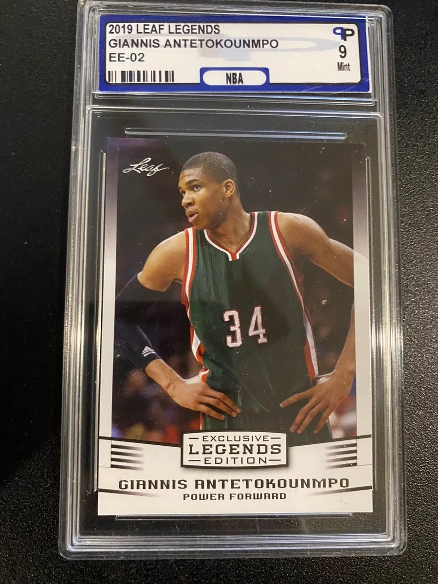 Giannis Antetokounmpo EE-02 2019 Leaf Legends 10 GEM MINT