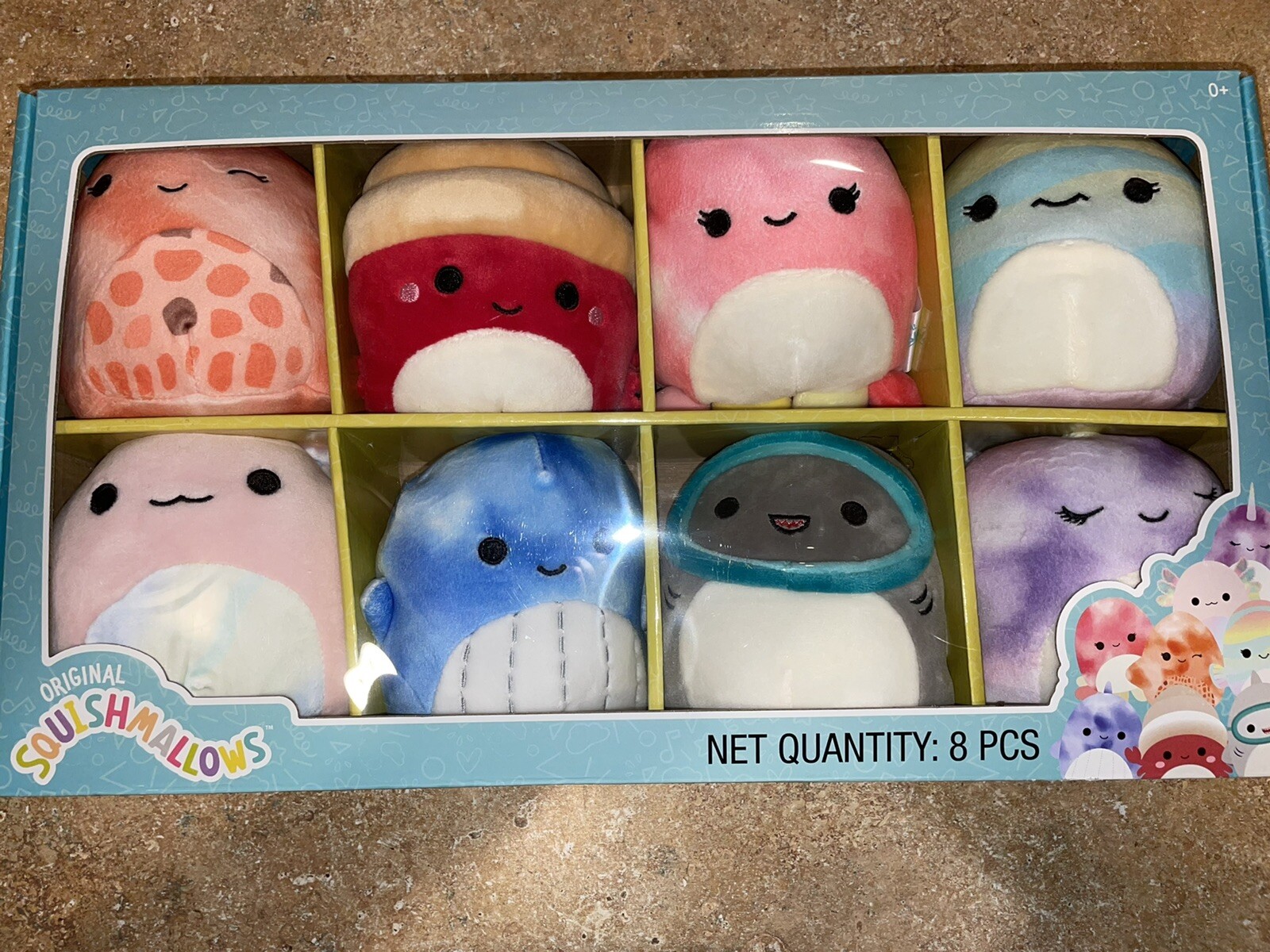 squishmallows 8 pack plush set
