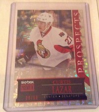 14-15 2014-15 FLEER SHOWCASE CURTIS LAZAR RUBIES ROOKIE SKYBOX PREMIUM /50 40