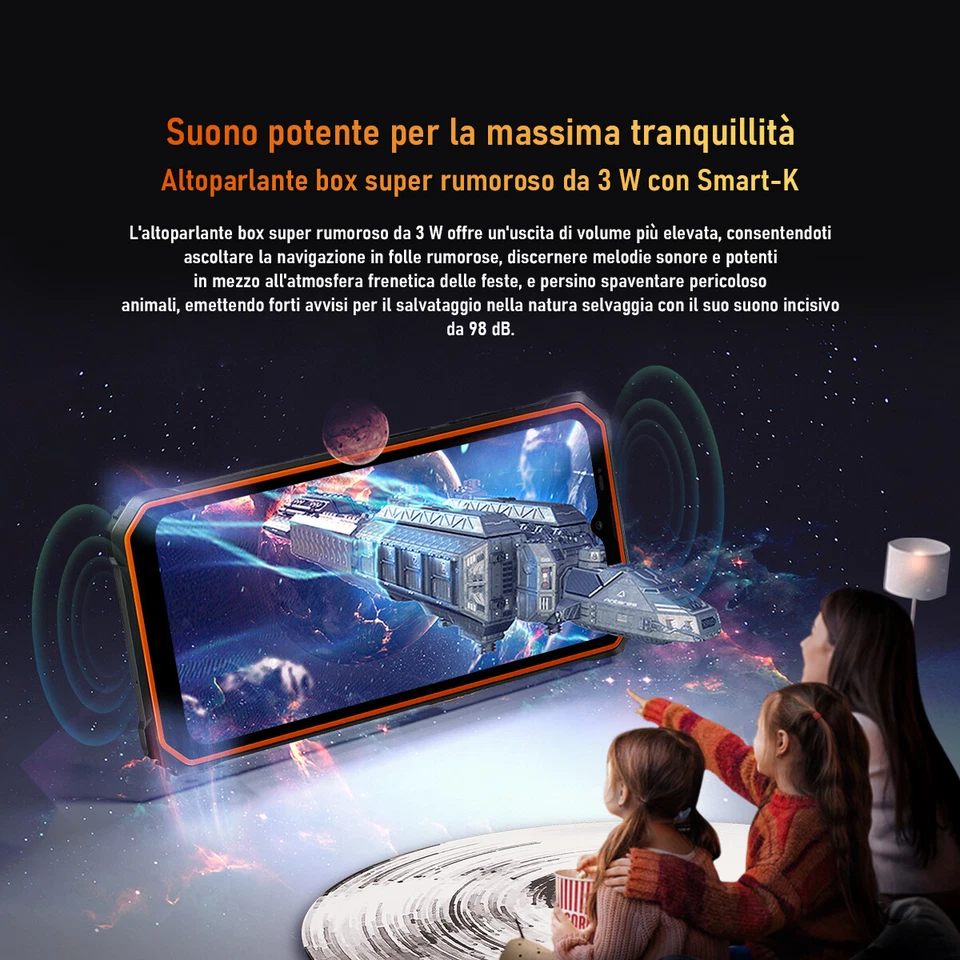 Blackview BV6200 Pro Android 14 Rugged Smartphone 6.56'' 18GB+128GB 13000mAh - Immagine 4 di 4