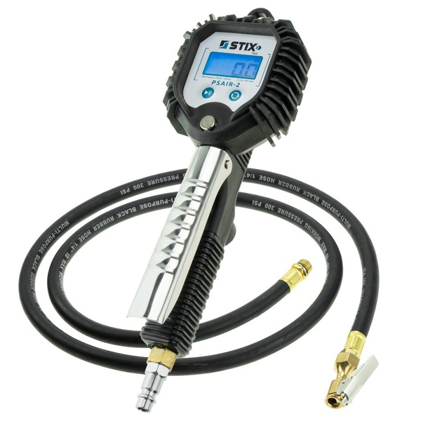 Digital ReifendruckprüFer Und ReifenfüLler LCD 0-18 Bar PSAIR-2 LuftdruckprüFer-image
