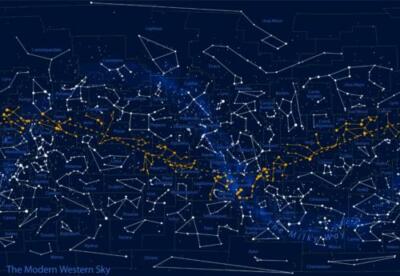 CONSTELLATION MAP GLOSSY POSTER PICTURE PHOTO PRINT 88 astronomy stars 4141