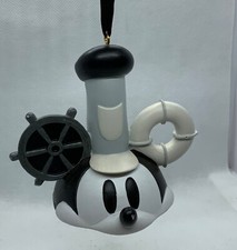 Disney Sketchbook Christmas Ornament Mickey Mouse Steamboat Willie Ear Hat