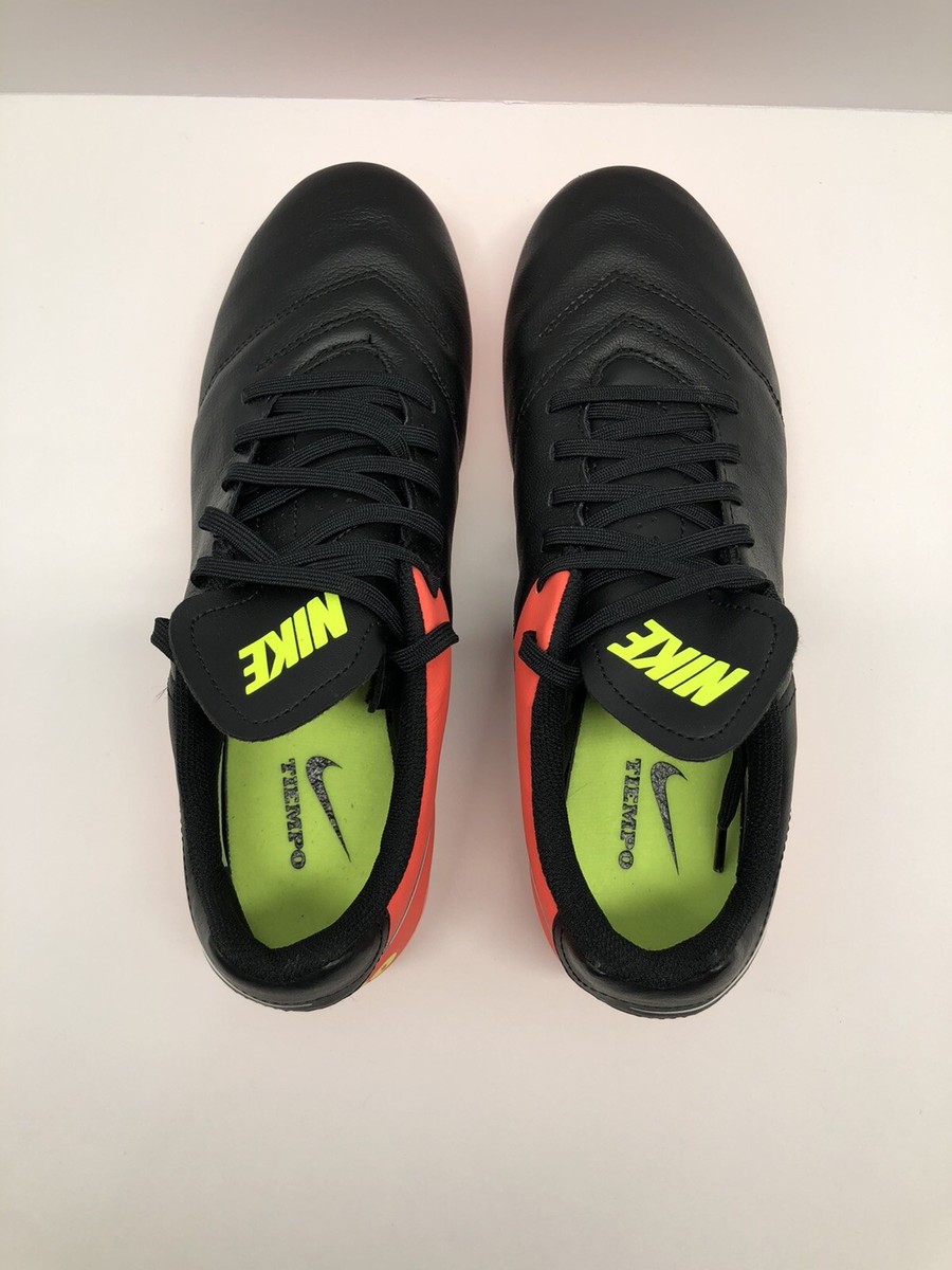 Nike Tiempo Genio II FG Black Soccer Cleats Men display picture 3