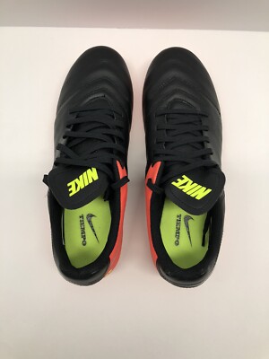 Nike Tiempo Genio II FG Black Soccer Cleats Men\'s 7/ Women 8.5 Nike Tiempo Genio II FG Black Soccer Cleats Men main image 2