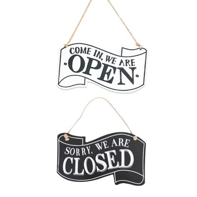 3 Pieces Shop Open Closed Sign Door Hanging Vintage and House Number ...