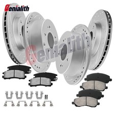 Front & Rear Brake Rotors Set For 2006-2012 Mitsubishi Eclipse 2004-2007 Galant