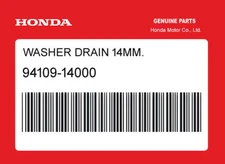 Honda Genuine OEM Aluminum Engine Oil Drain Plug Washer Gaskets  94109-14000