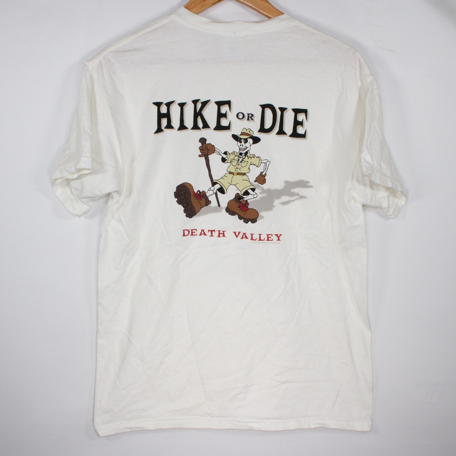 Vintage 90s Hike Or Die Death Valley Art Tee Jeff McKinley Grateful Dead Rare