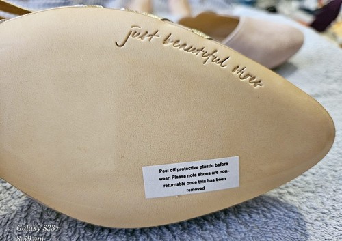 NWT Rachel Simpson Luxury Handcrafted Pink Suede & Gold Leather Flats UK Size 5 - Picture 16 of 23
