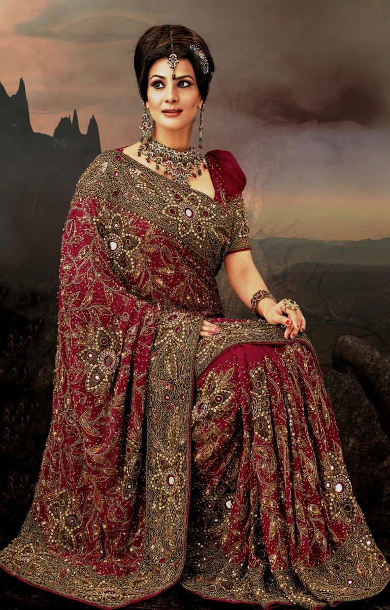Dulhan saree for wedding sale