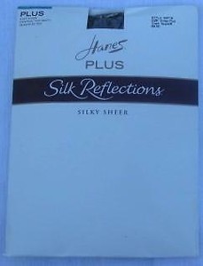 Hanes Silk Reflections Plus Size Chart