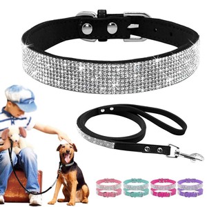 diamante dog lead