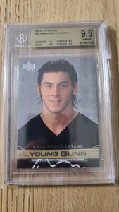 2006-07 UPPER DECK YOUNG GUNS YG KRISTOPHER LETANG #240 BGS 9.5