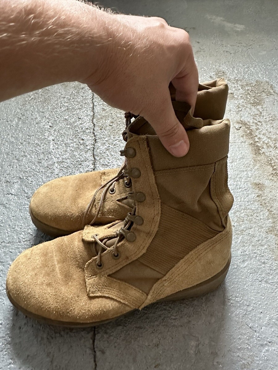 US Military Coyote Combat Boots Military Tan Size 7W | eBay