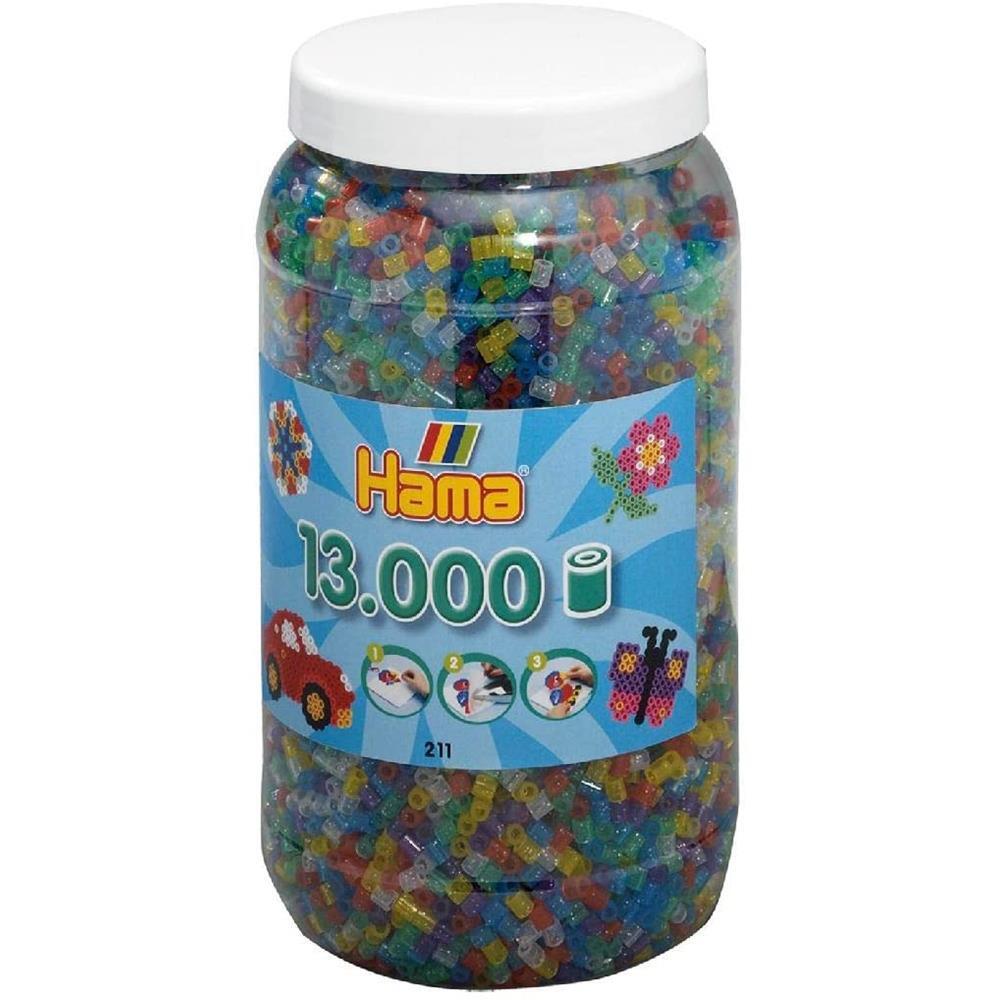 Hama 211-54 - Bgelperlen дозировка около 13000 мл перлена прозрачный блеск mit 5190₽