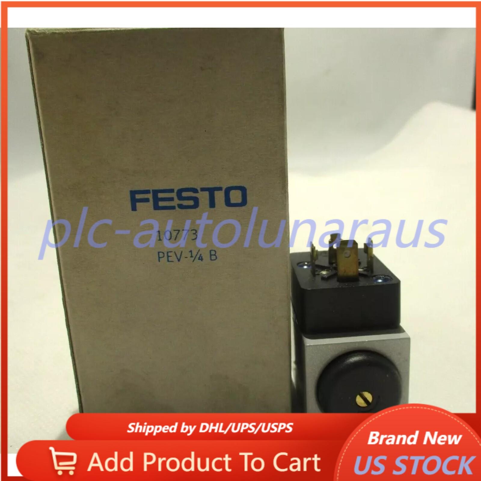 US FREE TAX New Festo PEV-1/4-B 10773 Pressure Switch