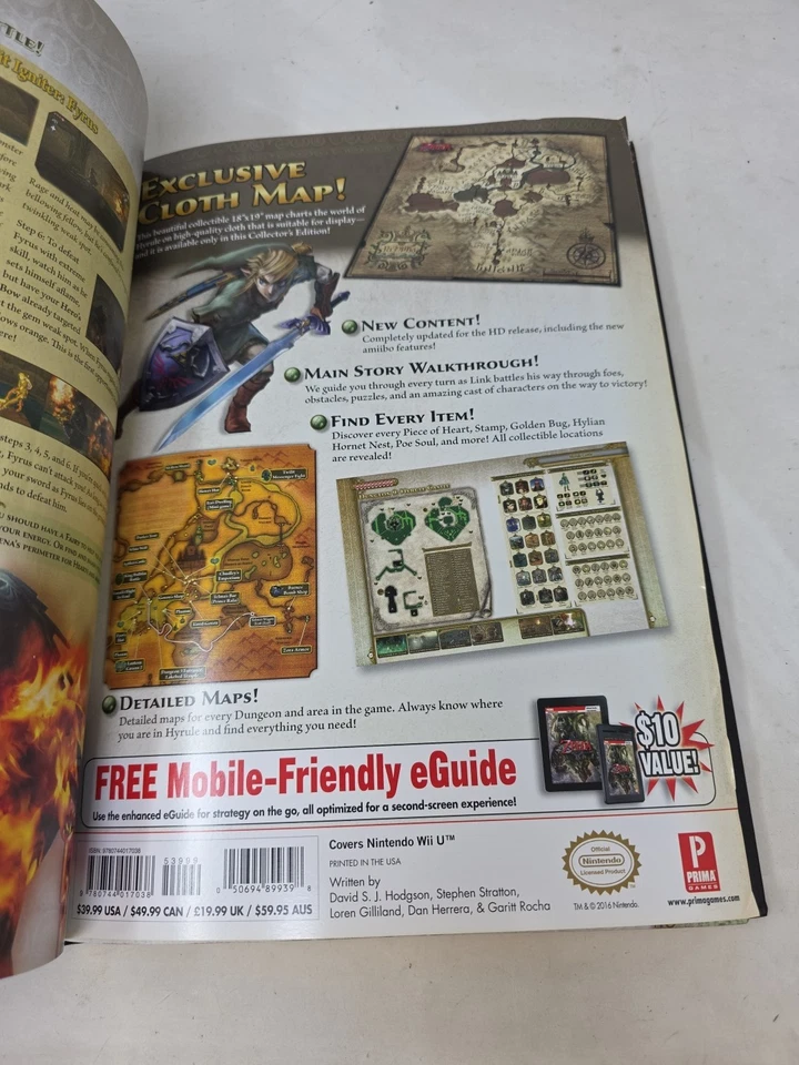 Legend of Zelda Twilight Princess HD Collector's Edition Hardcover - Image 3 of 4