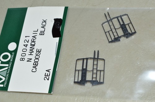 Escala N PIEZAS Kato 800421 furgón furgón extremo barandilla pasamanos escalera NEGRO | Condition: New
