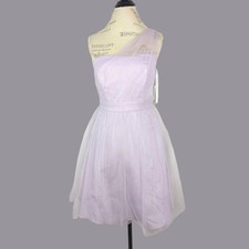 Davids Bridal Formal Purple Dress Small 4 Short Prom