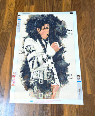 Diamond Painting Bild Michael Jackson 40 x 60 cm vertikal LJ1082