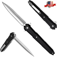8.9" STILETTO TAC FORCE WOOD SPRING OPEN ASSISTED TACTICAL FOLDING POCKET KNIFE