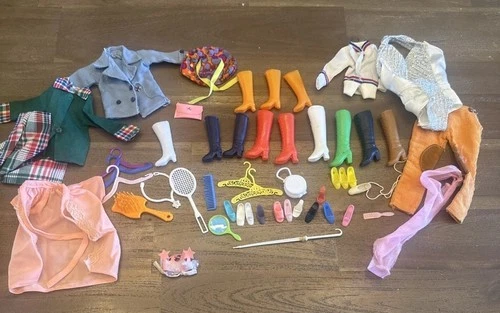 Vintage Barbie And Ken Lot Accessories