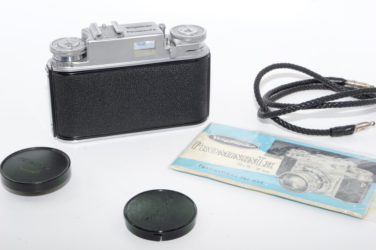 Voigtlander Prominent-II rangefinder camera. Ultron 50mm f2 lens