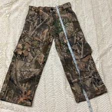 Magellan Outdoors Boys Small Camo Hunting Cargo Realtree Edge Pants