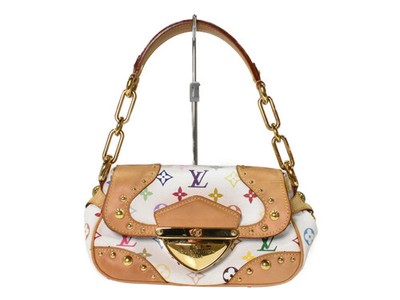 Louis Vuitton Marilyn M40127 Monogram Multicolor/Blanc (White) Coated canvas sho
