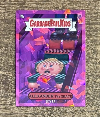 2024 Garbage Pail Kids Sapphire Fuchsia Refractor /75 Alexander The Grate 289b