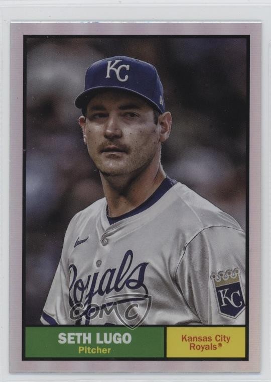 2024 Topps Archives 1961 Topps Rainbow Foilboard /199 Seth Lugo #6 10k8